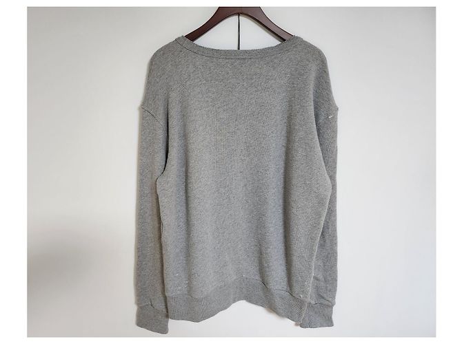 Gucci Grauer Hollywood UFO bestickter Sweatshirt Braun - Ansicht 5