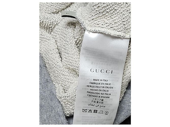 Gucci Grauer Hollywood UFO bestickter Sweatshirt Braun - Ansicht 6