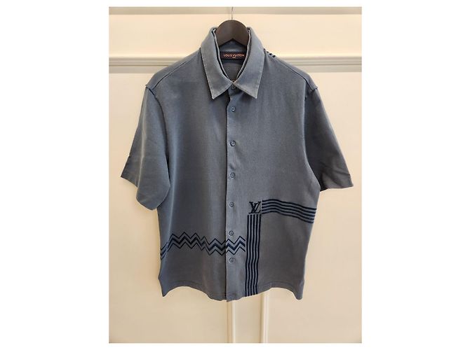 Louis Vuitton Strickhemd mit kurzen Ärmeln Braun - Ansicht 5