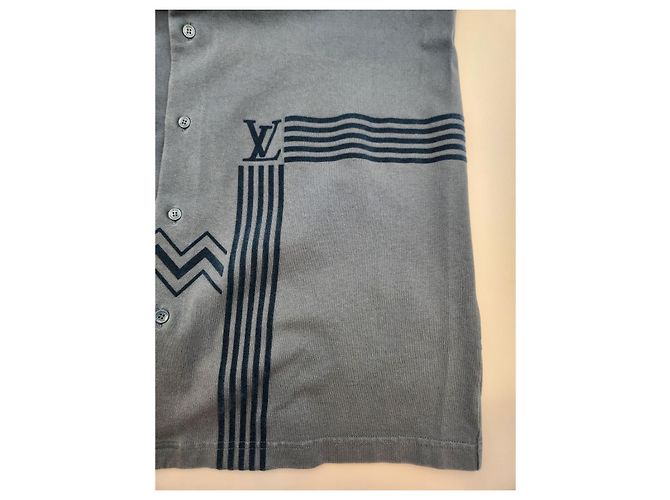 Louis Vuitton Strickhemd mit kurzen Ärmeln Braun - Ansicht 9