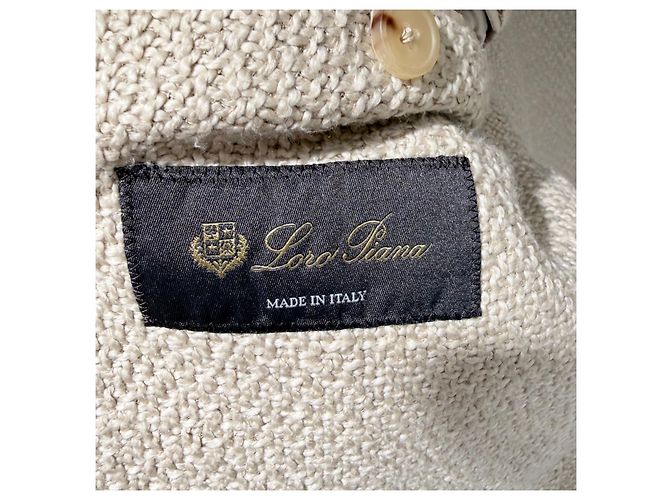 Loro Piana Cupro Ivory New Blazer White - view 6
