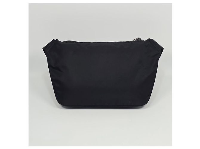 Prada Borsa a tracolla in pelle Saffiano e Re-Nylon Argento - vista 3