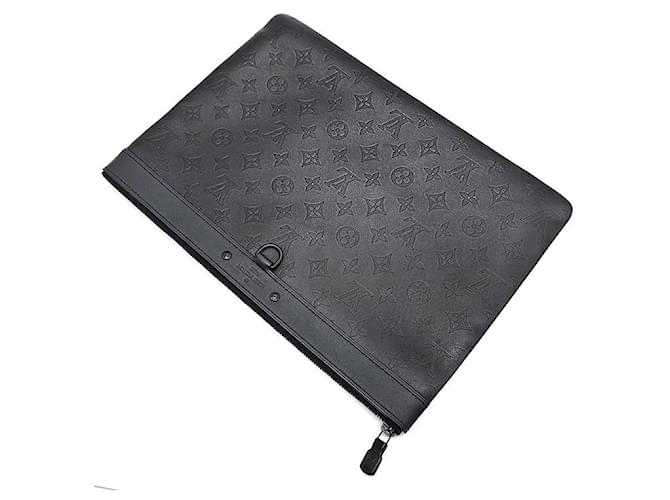 Louis Vuitton Pochette Shadow Discovery Nero - vista 4