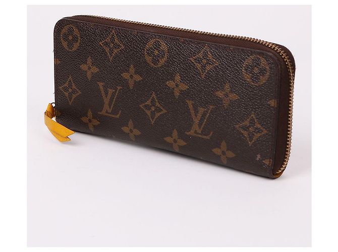 Louis Vuitton Langer Geldbeutel Clemence Monogram Gelb - Ansicht 2