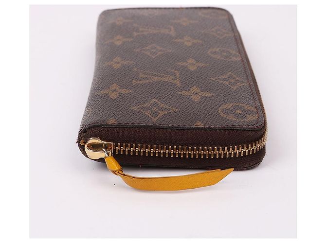 Louis Vuitton Langer Geldbeutel Clemence Monogram Gelb - Ansicht 5