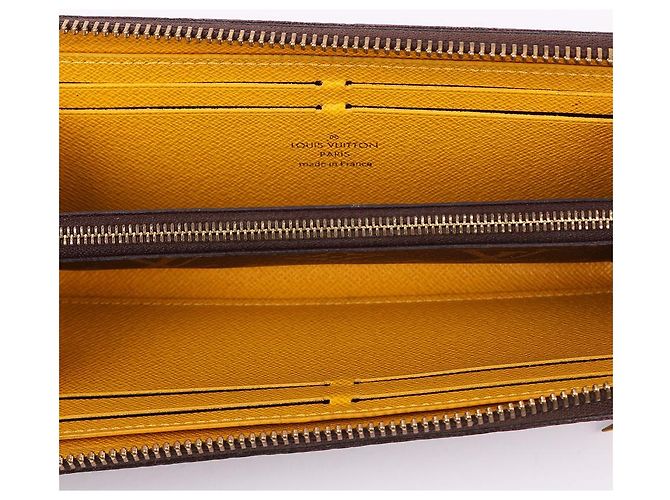 Louis Vuitton Langer Geldbeutel Clemence Monogram Gelb - Ansicht 9