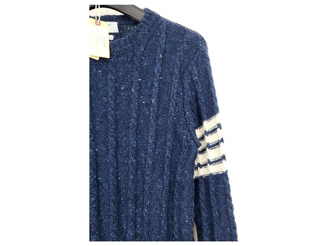 Thom Browne Diagonale Twist-Strick blau - Ansicht 3