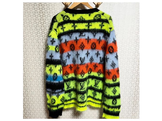 Louis Vuitton [XXL] Monogramm Mohair-Strickjacke Mehrfarben - Ansicht 2