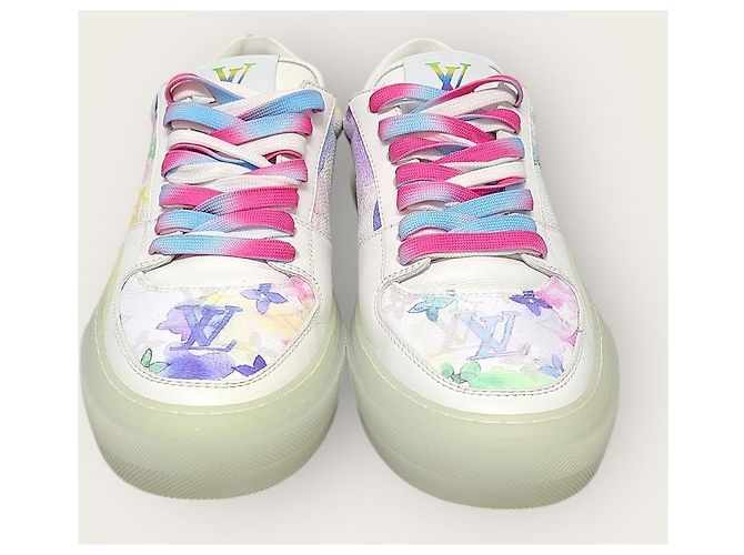 Louis Vuitton Sneaker Ollie con monogramma ad acquerello Multicolore - vista 6