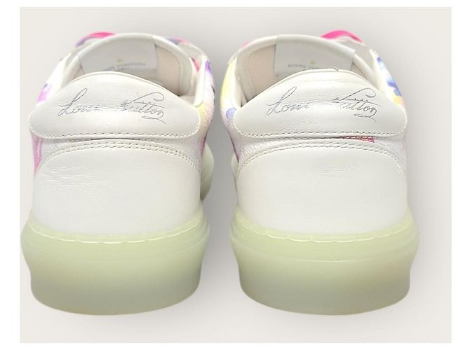 Louis Vuitton Sneaker Ollie con monogramma ad acquerello Multicolore - vista 7