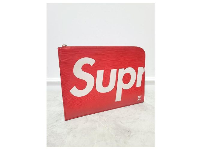 Louis Vuitton Pochette Jour Supreme Epi Rouge - vue 3