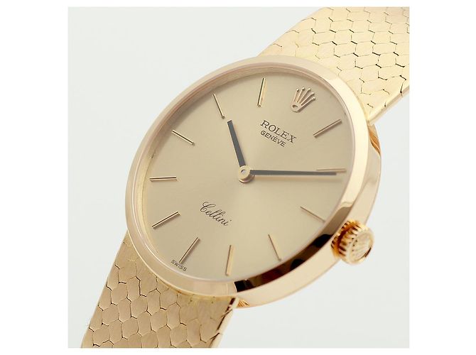 Rolex Reloj manual unisex Cellini Coin Gold Small Naranja - vista 10