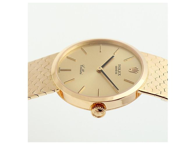 Rolex Reloj manual unisex Cellini Coin Gold Small Naranja - vista 12