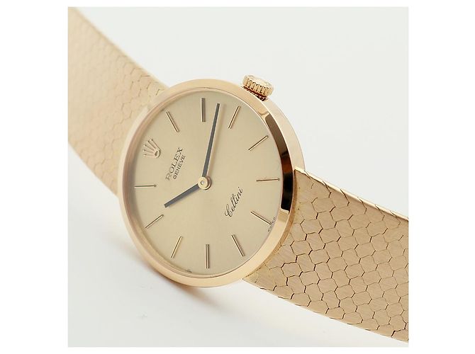 Rolex Reloj manual unisex Cellini Coin Gold Small Naranja - vista 13