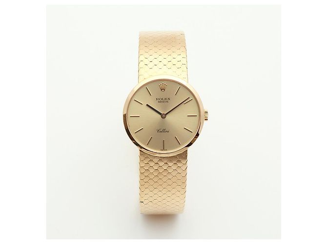 Rolex Reloj manual unisex Cellini Coin Gold Small Naranja - vista 14