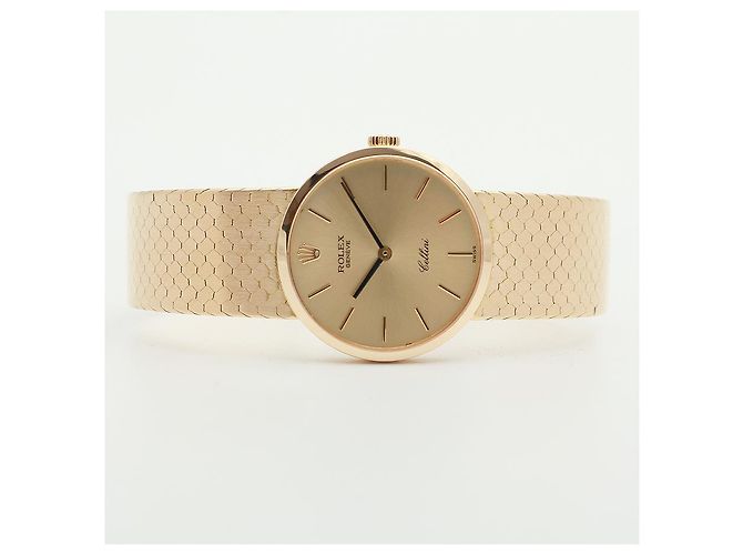 Rolex Reloj manual unisex Cellini Coin Gold Small Naranja - vista 18