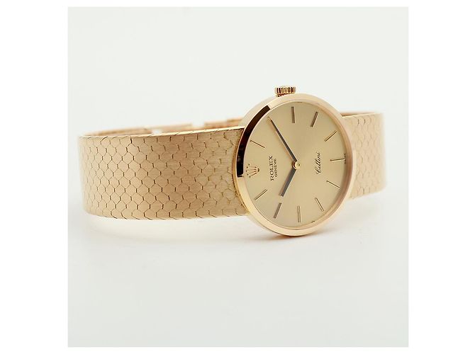 Rolex Reloj manual unisex Cellini Coin Gold Small Naranja - vista 19