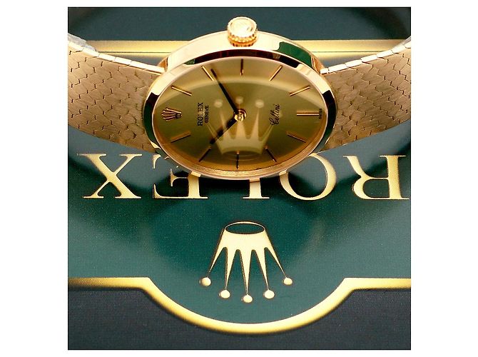 Rolex Reloj manual unisex Cellini Coin Gold Small Naranja - vista 23