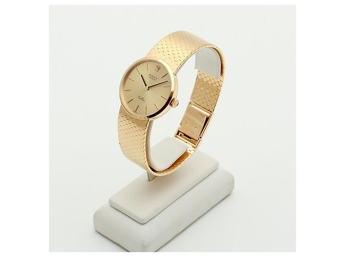 Rolex Reloj manual unisex Cellini Coin Gold Small Naranja - vista 4