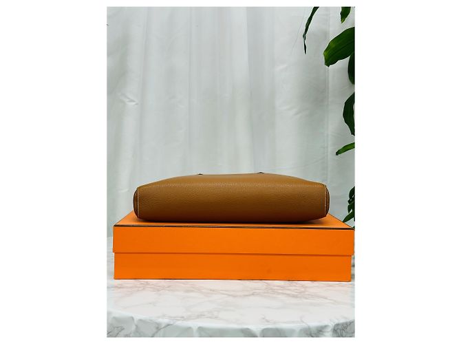Hermès Victoria Light Camel Gold Stamp Marrone - vista 6