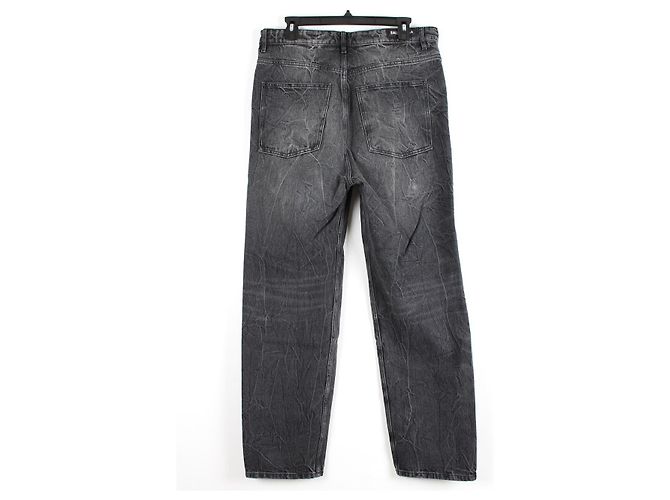 Balenciaga Schwarze Washed Denim Hose Mehrfarben - Ansicht 2