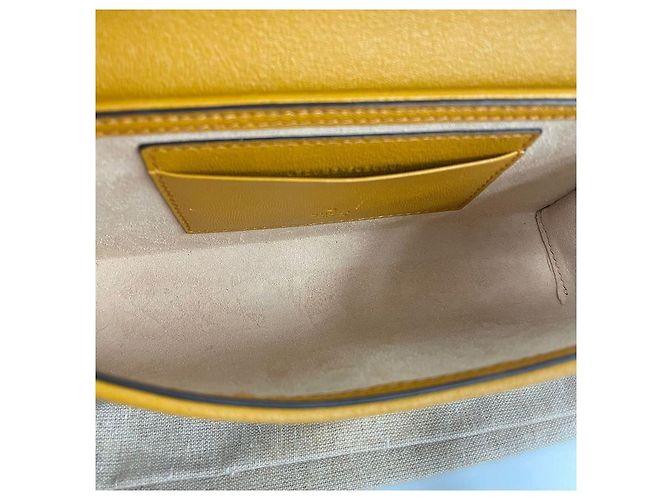 Gucci Borsa a Spalla Supreme Padlock Bianco - vista 6