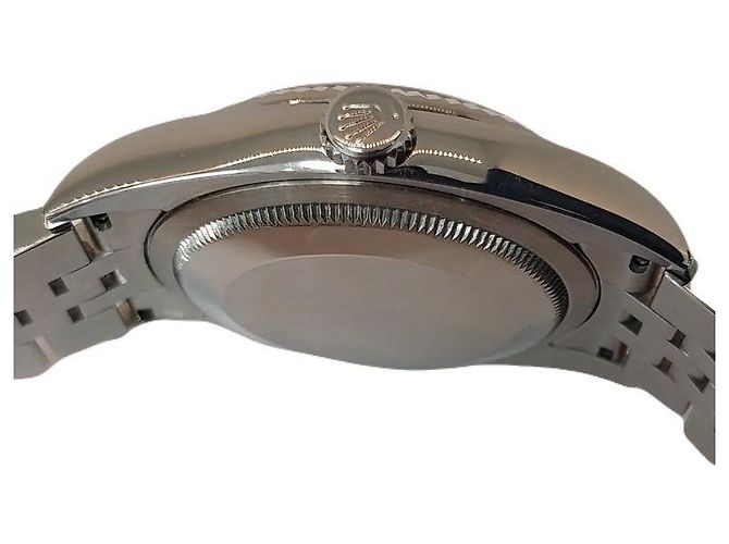 Rolex Orologio nascosto da uomo Datejust Bracciale Jubilee Blu - vista 6