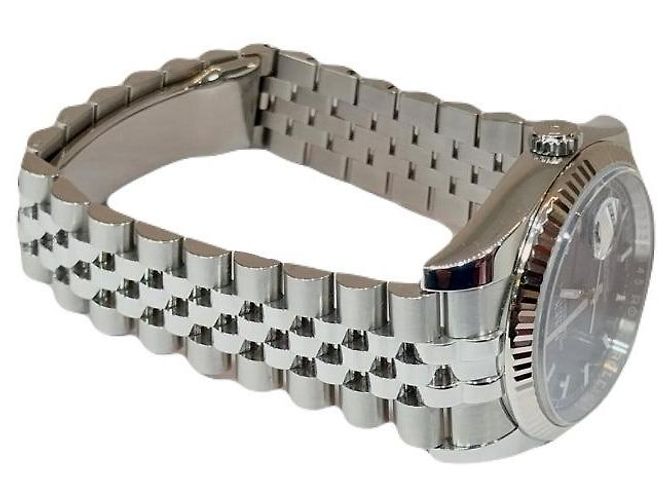 Rolex Orologio nascosto da uomo Datejust Bracciale Jubilee Blu - vista 8