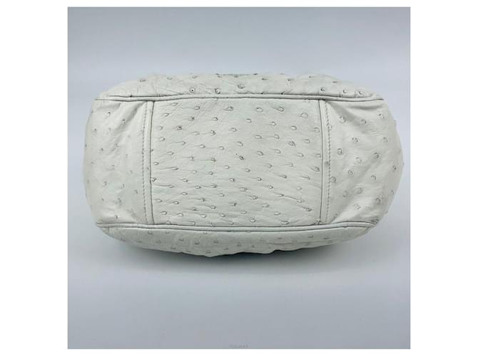 Borsa a Spalla con Catena Prada Bianco - vista 4