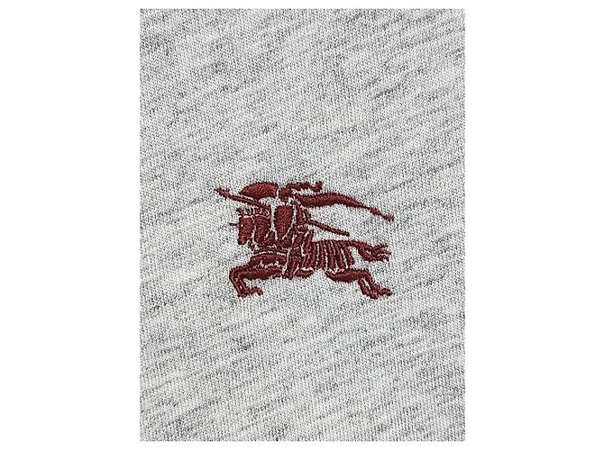 Burberry T-shirt ricamata XL Gray Knight Marrone - vista 3