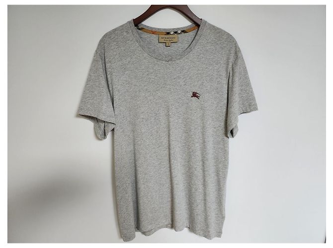 Burberry T-shirt ricamata XL Gray Knight Marrone - vista 6