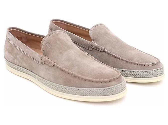 Tod's Mocassini slip-on in scamosciato classico Marrone - vista 3