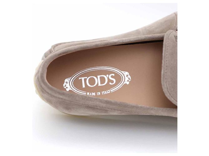 Tod's Mocassini slip-on in scamosciato classico Marrone - vista 7