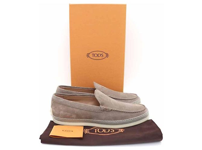 Tod's Mocassini slip-on in scamosciato classico Marrone - vista 8