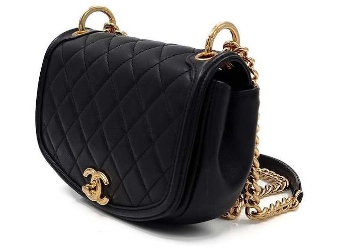 Chanel Borsa a tracolla Underline Chain Nero - vista 2