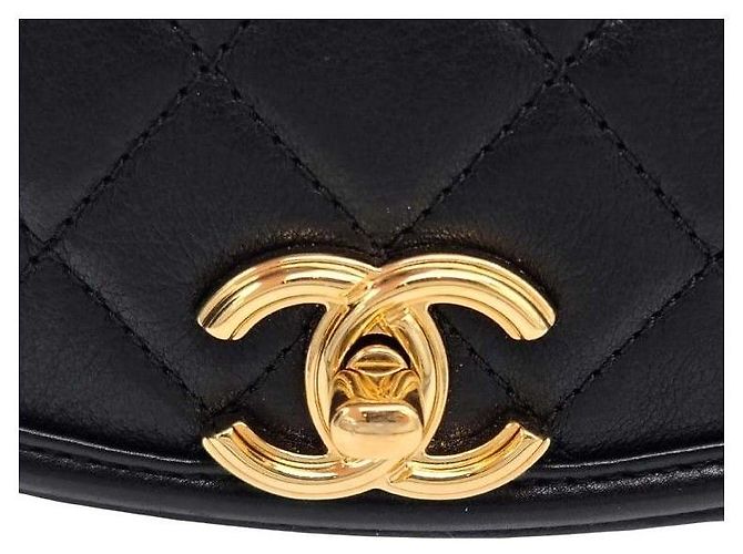 Chanel Borsa a tracolla Underline Chain Nero - vista 7