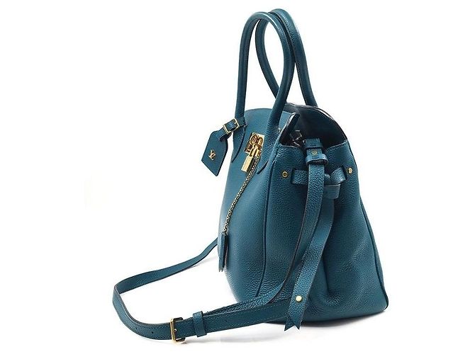 Louis Vuitton Borsa Mila MM Blu - vista 2