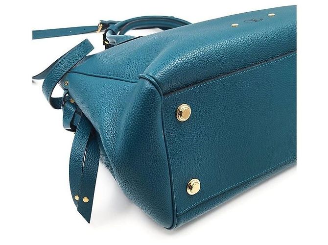 Louis Vuitton Borsa Mila MM Blu - vista 7