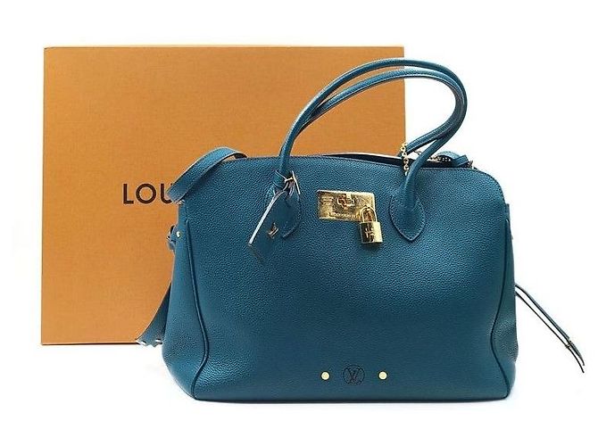 Louis Vuitton Borsa Mila MM Blu - vista 8