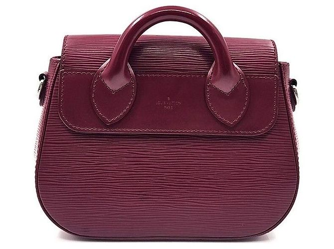 Louis Vuitton Borsa a Spalla Epi Eden Rosso - vista 4