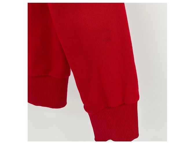 Felpa con cappuccio Moncler Big Logo Kids Rossa Rosso - vista 6