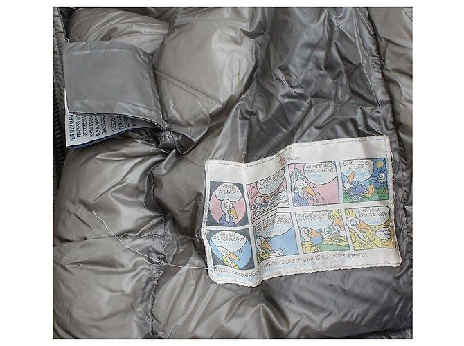 Moncler Blouson matelassé en duvet d'oie noir pour enfants, âge Marron - vue 5