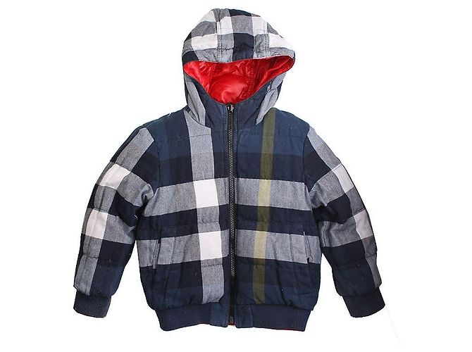 Burberry Reversible Steppkapuzenjacke Years Blau - Ansicht 3