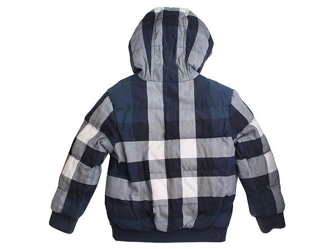 Burberry Reversible Steppkapuzenjacke Years Blau - Ansicht 4
