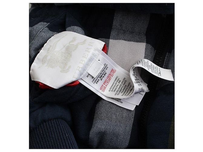 Burberry Reversible Steppkapuzenjacke Years Blau - Ansicht 5
