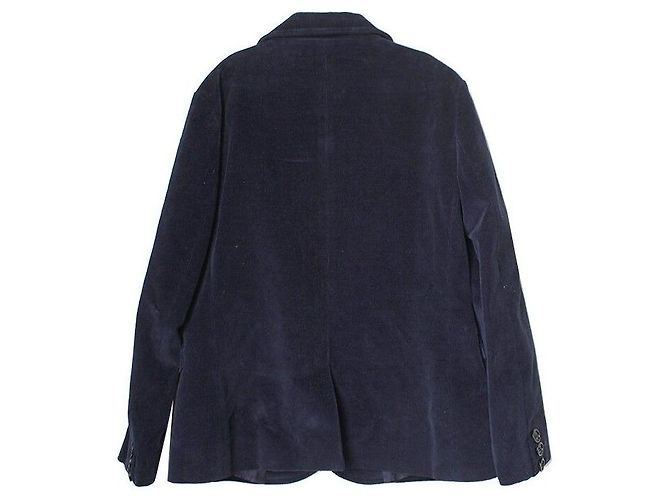 Burberry Completo con Blazer, Pantaloni e Giacca in Velluto a Costine Blu Navy per Bambini, Anni - vista 3