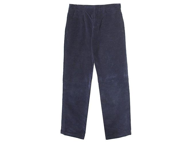 Burberry Completo con Blazer, Pantaloni e Giacca in Velluto a Costine Blu Navy per Bambini, Anni - vista 4