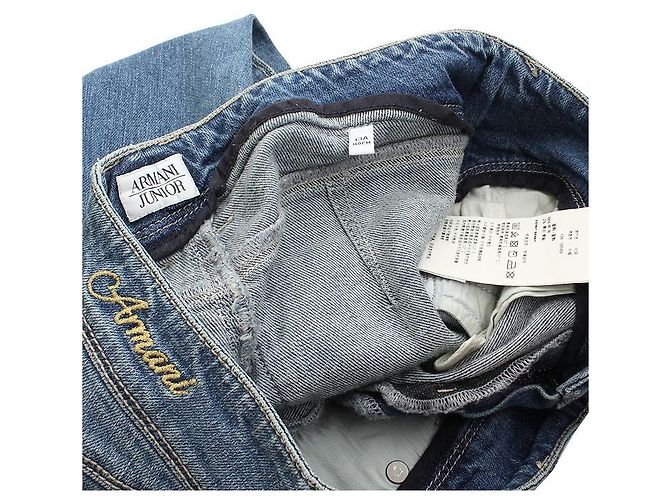 Armani Junior Jeanshose Alter Blau - Ansicht 3