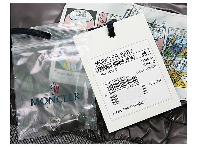 Moncler Junior Borrome Junior Years Nero - vista 8