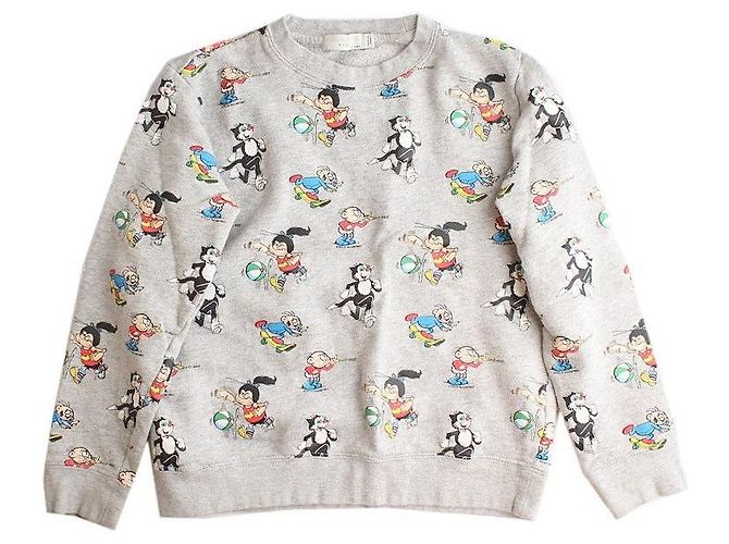 Stella Mc Cartney Stella Multi-Print Fleece Sweatshirt Pants Set Top Size Bottom Size Brown - view 2